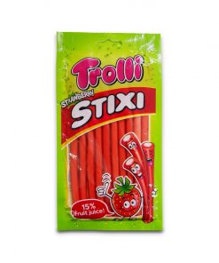 Trolli Strawberry Stixi Gummy Candy 85g