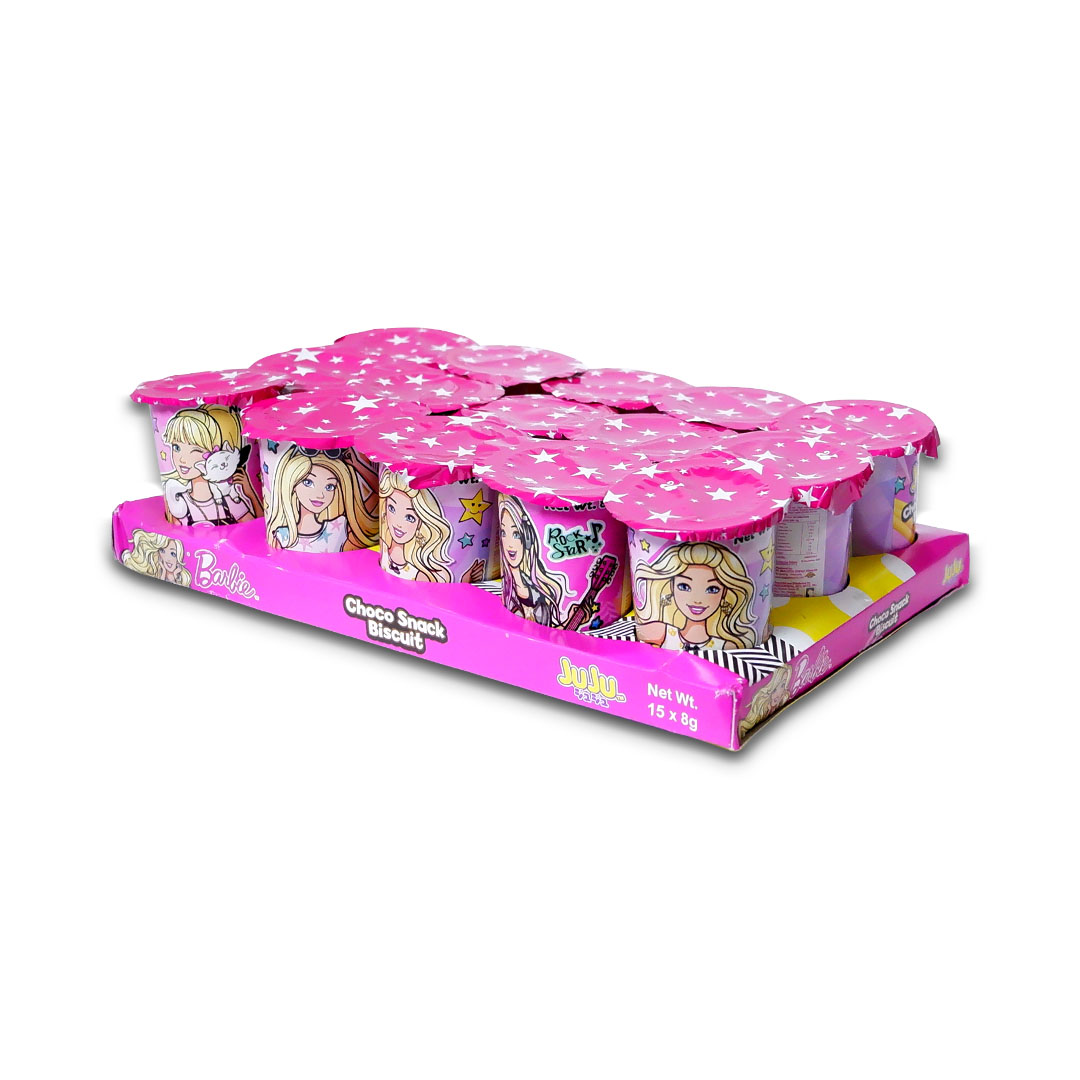 Juju Barbie Choco Snack Biscuit with Chocolate Cream 15/ 8g