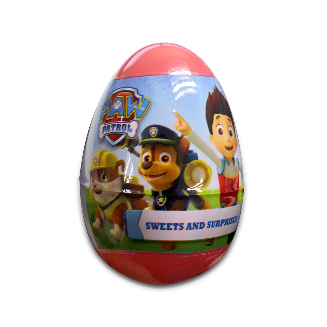 Paw Patrol Egg with Sweets & 10g - Sweet
