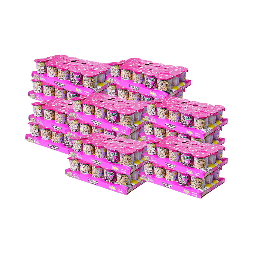Juju Barbie Choco Snack Biscuit with Chocolate Cream 15/ 8g x 16