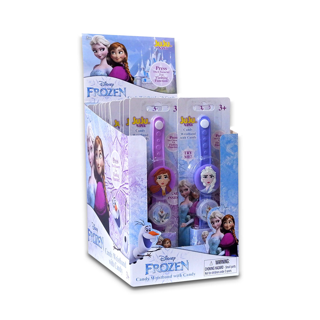 Juju Disney Frozen Candy Wrist Band with Light 5g x 24