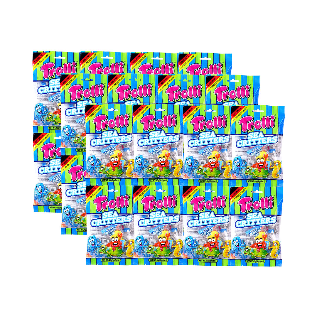 Trolli Sea Critters Gummy Candy 45g x 24