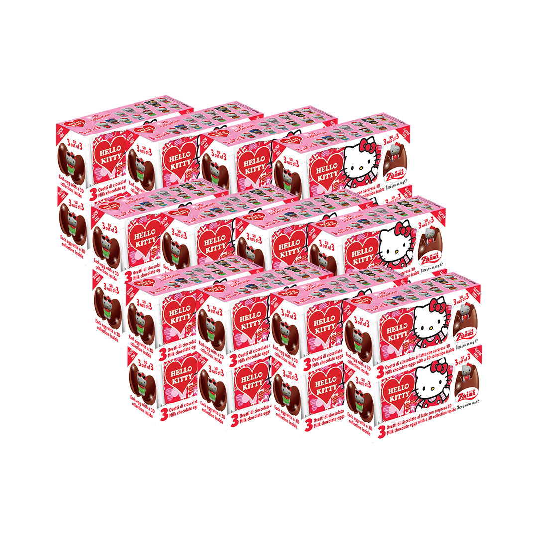 Zaini Hello Kitty Milk Chocolate Egg 60g x 24