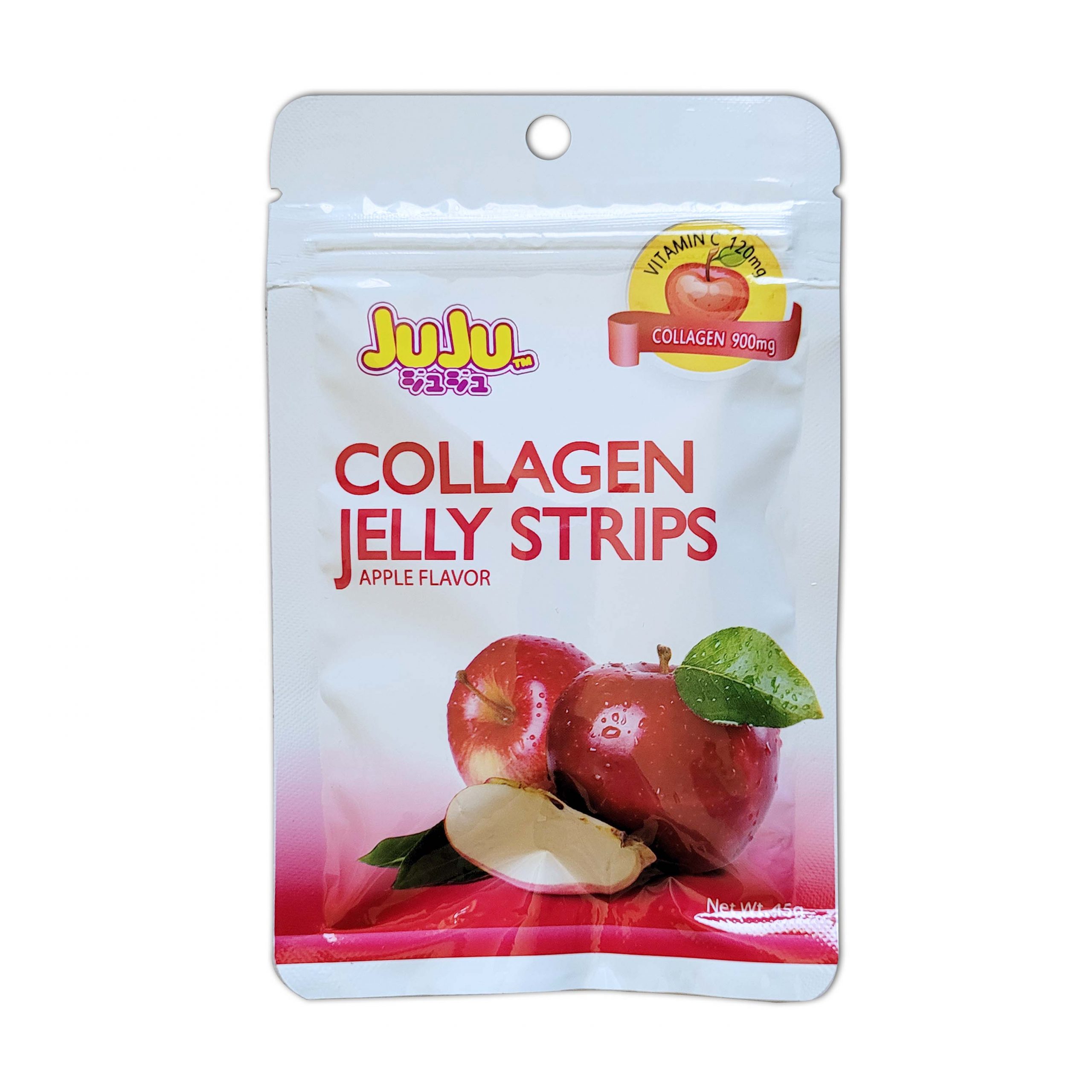Juju Collagen Jelly Strips Apple 45g - Sweet Avenue